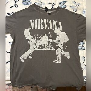 Divided Gray Nirvana Graphic Tee